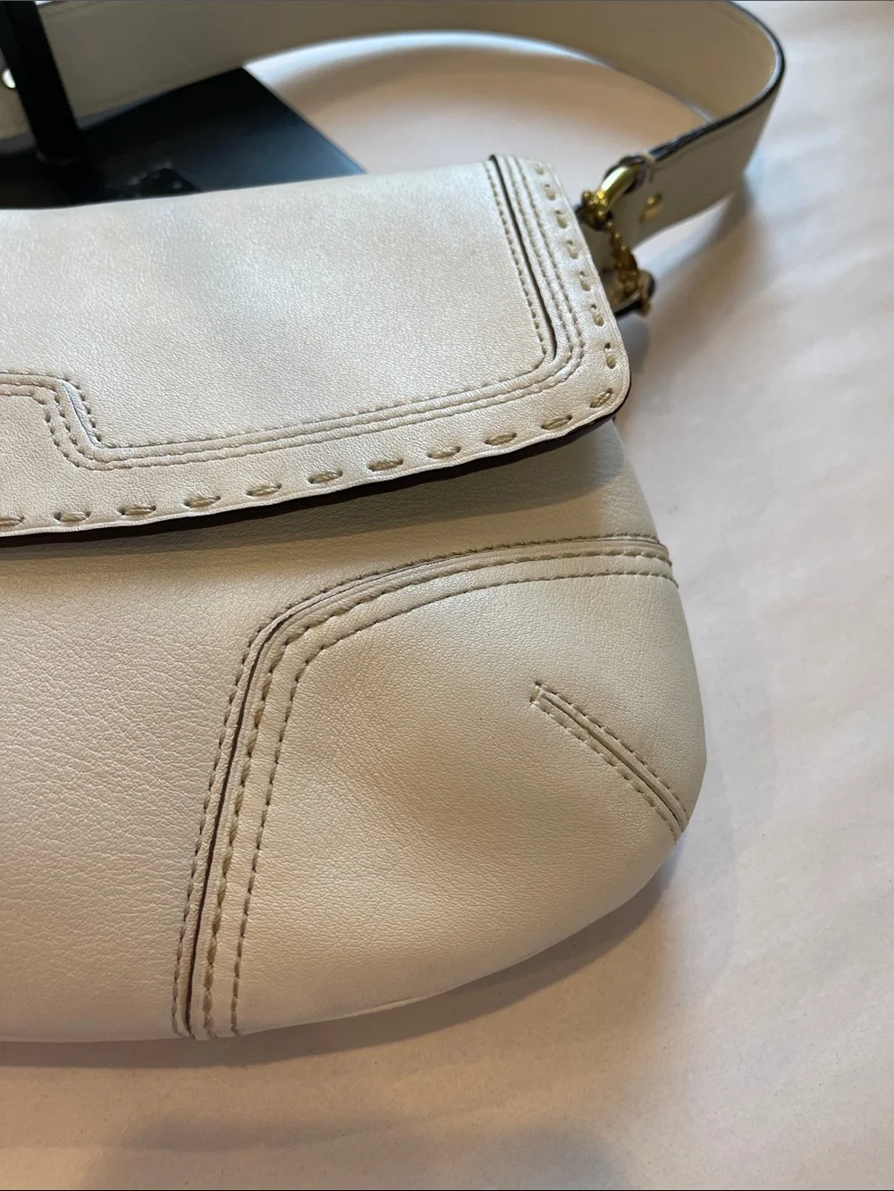 Coach cream leather